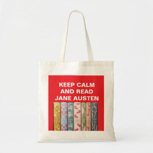 Tote Bag Restez Calme, Lisez Jane Austen