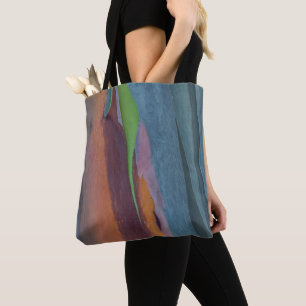 Tote Bag Résumé de l'arbre à gomme arc-en-ciel