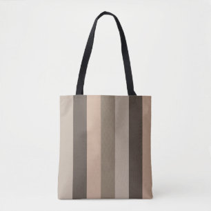 Tote Bag Résumé motif de bandes de lignes verticales modern