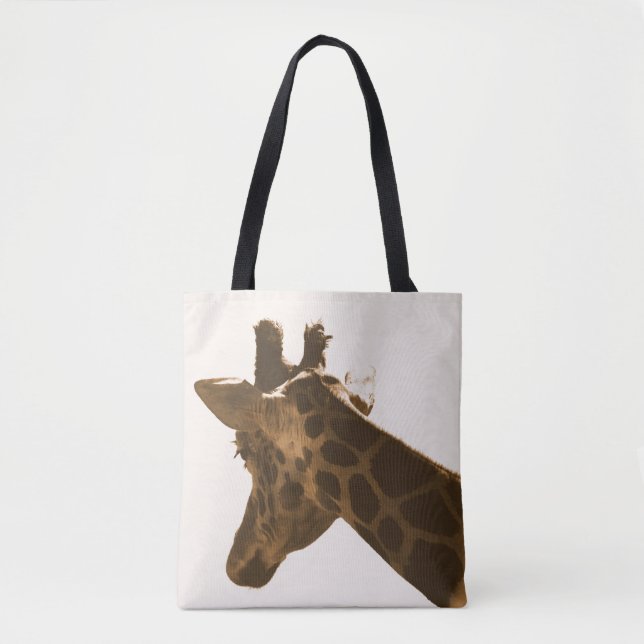Tote Bag Reticuler profil Giraffe (Devant)