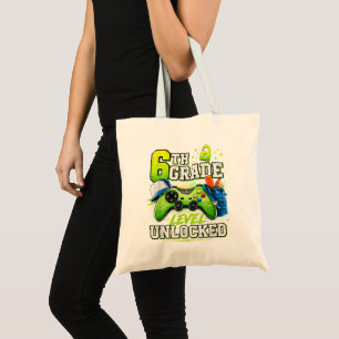 Tote Bag Retour à l'école 6e niveau sixième débloqué