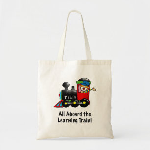 Tote Bag Retour à l'école Train de formation dessin animé