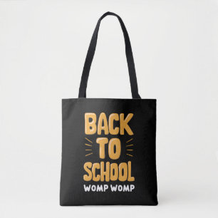 Tote Bag Retourner à l'école Enseignant de l'utérus