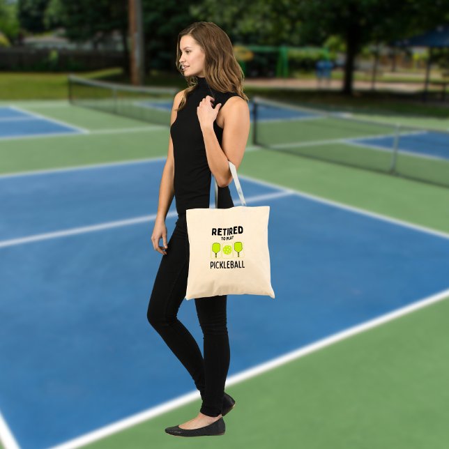 Tote Bag Retraité pour jouer Pickleball Paddles et Ball (Créateur téléchargé)