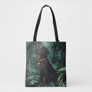 Tote Bag Rétrificateur noir placé
