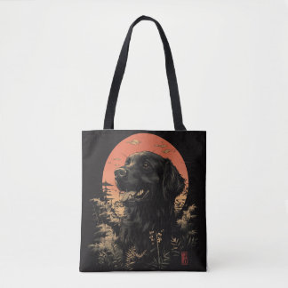 Tote Bag Rétrificateur noir placé