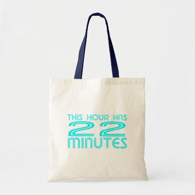 Tote Bag Rétro - 22 minutes (Devant)