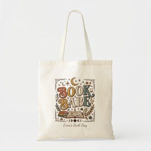 Tote Bag Rétro Livres Bébé Mystique Céleste Sorcellerie Liv