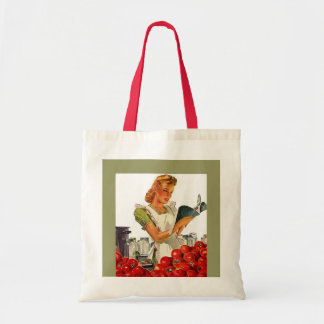 TOTE BAG RÉTRO MISE EN BOÎTE DE CONSERVATEUR DE MAISON DE