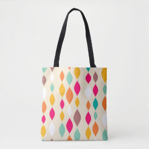 Tote Bag Rétro motif d'abrégé sur style