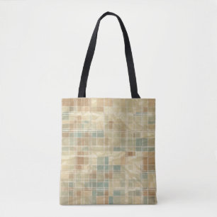 Tote Bag Rétro motif géométrique 6
