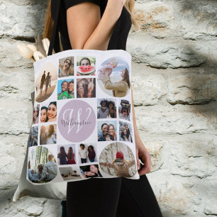 Tote Bag Retrouvailles Familiales Modernes 20 Collage Photo