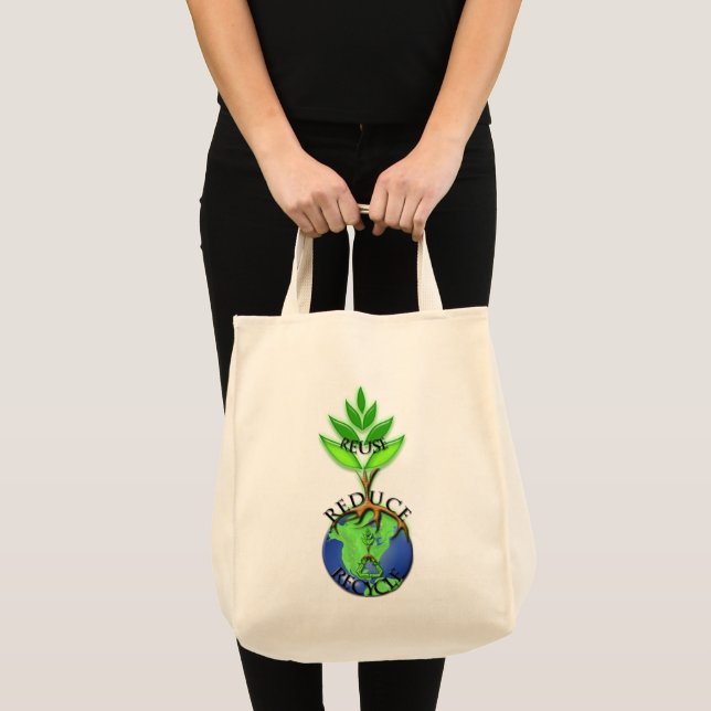 Tote Bag Réutiliser le cycle ReDuce (Devant (produit))