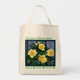 Tote Bag Réutilisez-le n'est pas un problème épineux