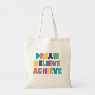 Tote Bag Rêve Inspirant Croire Réussir