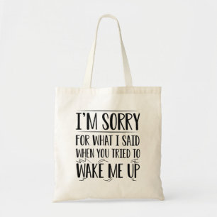 Tote Bag Réveille-moi