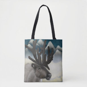 Tote Bag Reverie d'automne : Reindeer majestueux