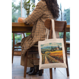Tote Bag Rêves toscans dorés