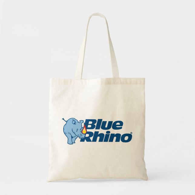 Tote Bag Rhino bleu (Devant)