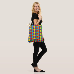 Tote Bag rhombus coloré