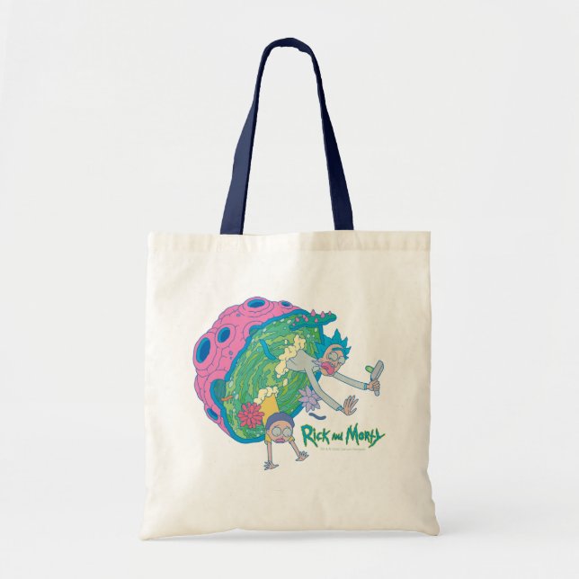 Tote Bag RICK ET MORTY™ | Décrochage du portail infecté (Devant)