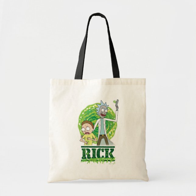 Tote Bag RICK ET MORTY™ | Éclat vert (Devant)