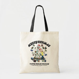 Tote Bag Rick et Morty   Joyeux Rickmas présents