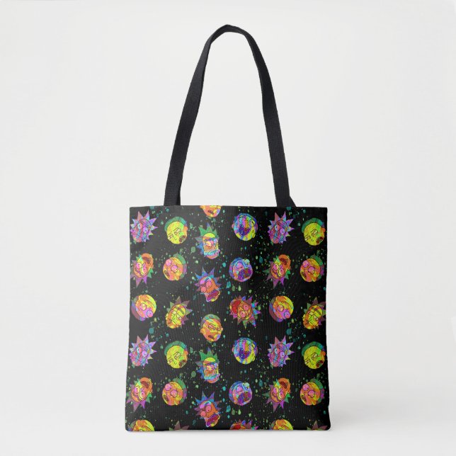 Tote Bag RICK ET MORTY™ | Motif psychédélique (Devant)