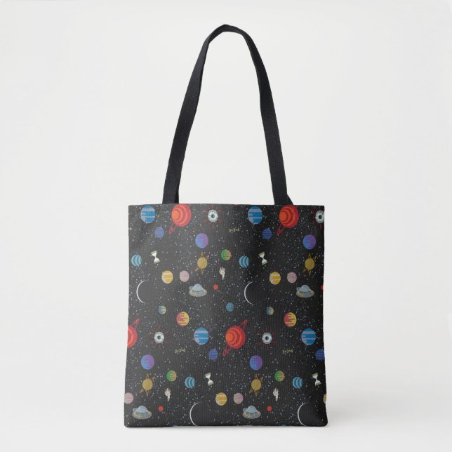 Tote Bag RICK ET MORTY™ | Motif spatial (Devant)