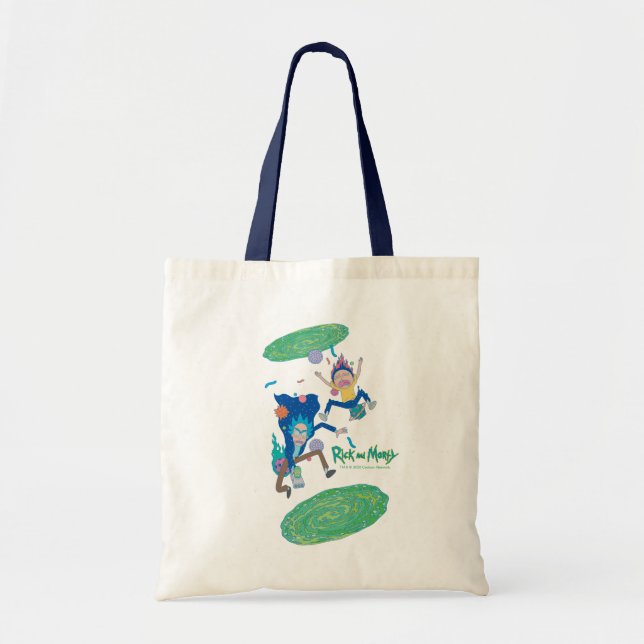 Tote Bag RICK ET MORTY™| Saut de portail infecté (Devant)