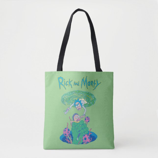 Tote Bag RICK ET MORTY™ | Secourt du portail (Devant)