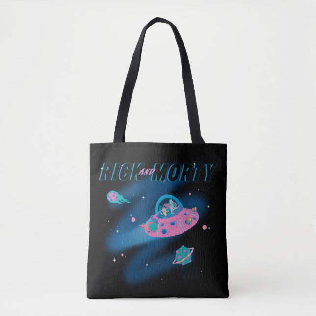 Tote Bag RICK ET MORTY™ | Voyager dans l'espace (Devant)