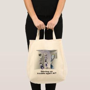Tote Bag Rick London Drôle Couverts Police