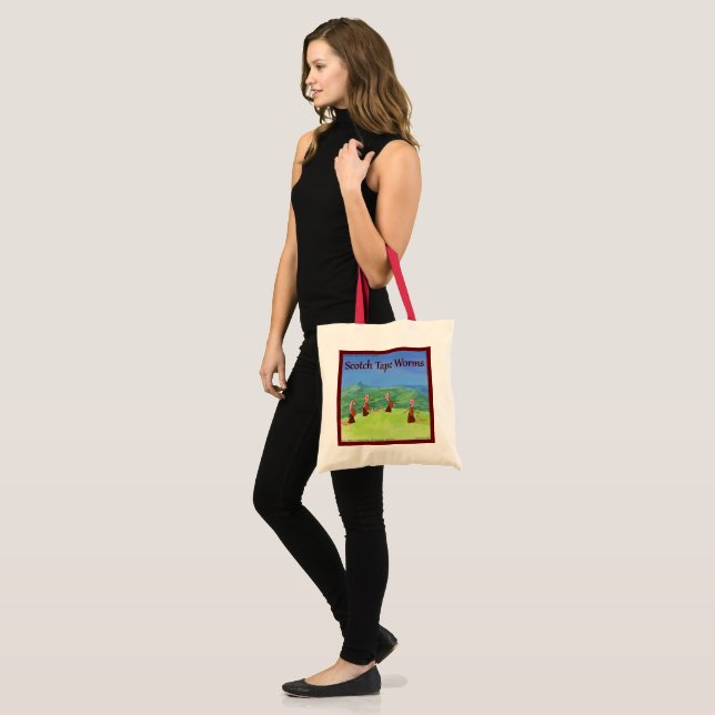 Tote Bag Rick London Worms D'Ecosse Drôle (Devant (modèle))