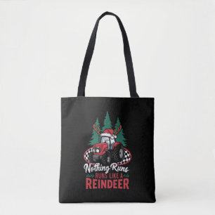 Tote Bag Rien Ne Fonctionne Comme Un Tracteur De Noël De Re