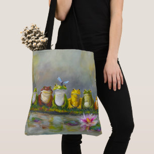 Tote Bag Rivière Ribbit