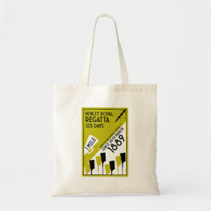 Tote Bag Rivière Thames Regatta - Vintage Retro Style Rowin