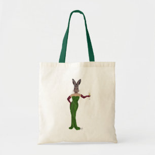 Tote Bag Robe 3 de vert de lapin