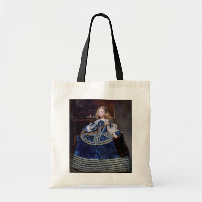 Tote Bag Robe bleue de l'infante Margarita Teresa, Velazque (Devant)