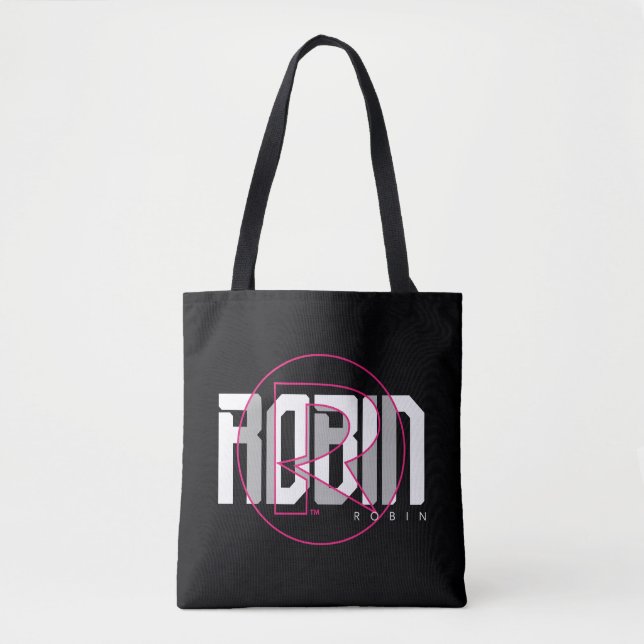 Tote Bag Robin Hi-Tech Nom Graphique (Devant)