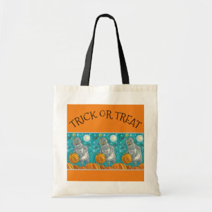 TOTE BAG ROBOT PICER CITROUILLES, HALLOWEEN HOMME MÉCANIQUE