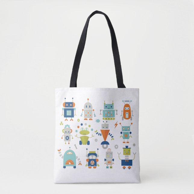 Tote Bag Robots (Devant)