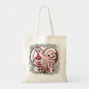 Tote Bag Robots de science-fiction amoureux