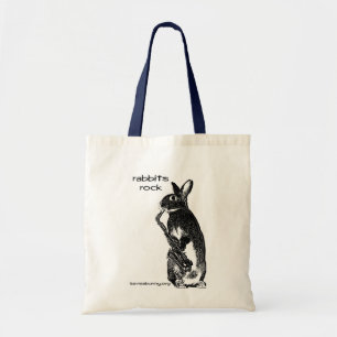 Tote Bag Roche de lapins ! Fourre-tout