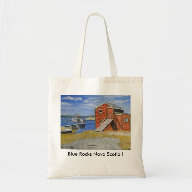 Tote Bag Roches bleues, la Nouvelle-Écosse I (Devant)