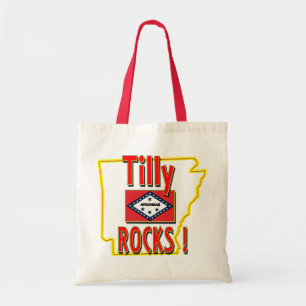 Tote Bag Roches de Tilly ! (rouge)