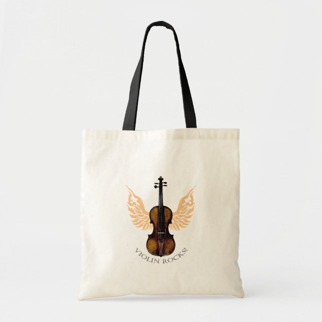Tote Bag roches de violon (Devant)