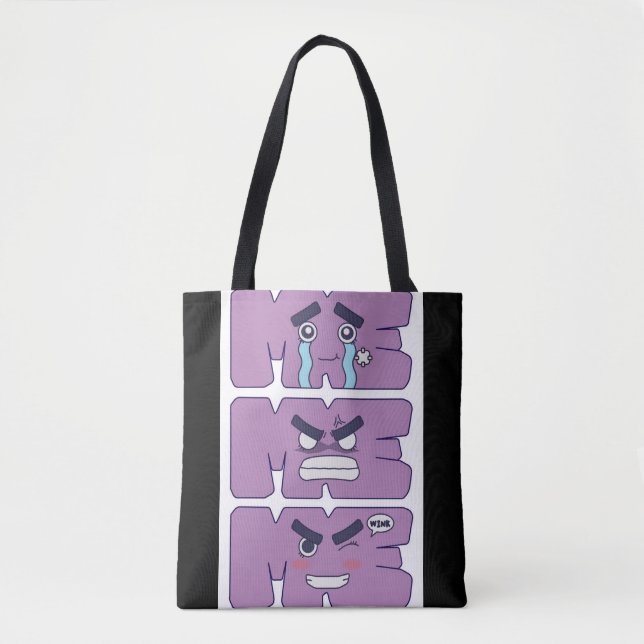 Tote Bag Rock Lee ! Visages Fourre-tout (Devant)