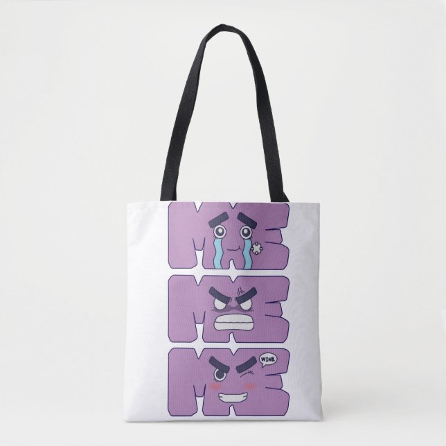 Tote Bag Rock Lee ! Visages Fourre-tout (Devant)