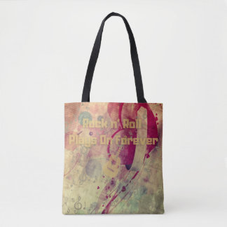 Tote Bag Rock N Roll Musique pour toujours l'amour classiqu
